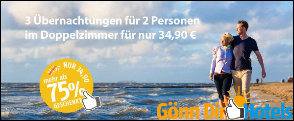 Sofortgewinn Gönn dir Hotels